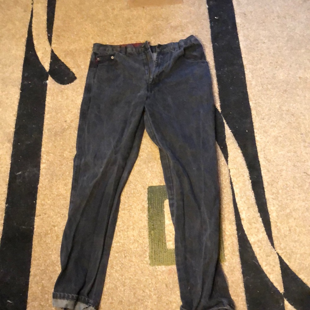men’s black jeans